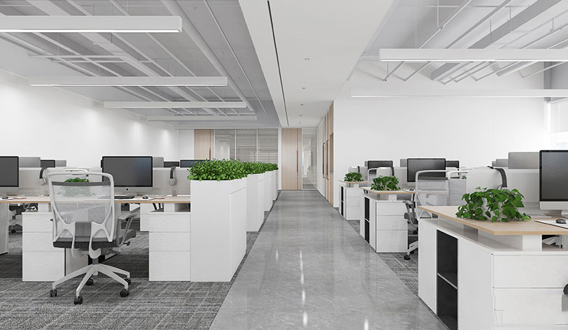 300平米开封企业办公室设计效果图