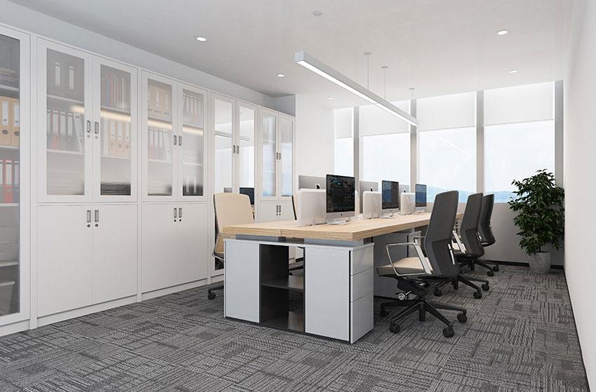 300平米开封企业办公室设计效果图