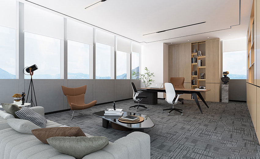 300平米开封企业办公室设计效果图