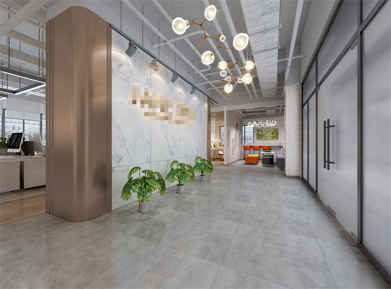 210平米开封办公室装修设计效果图