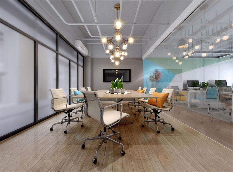 210平米开封办公室装修设计效果图